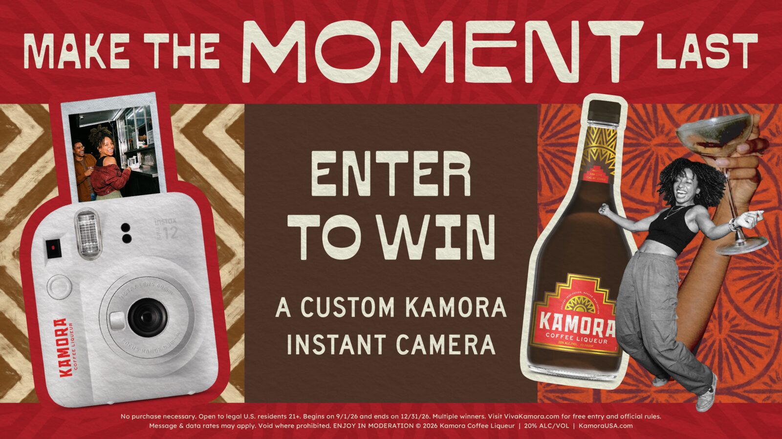 Kamora Make the Moment Last - Enter to Win a Custom Kamora Instant Camera